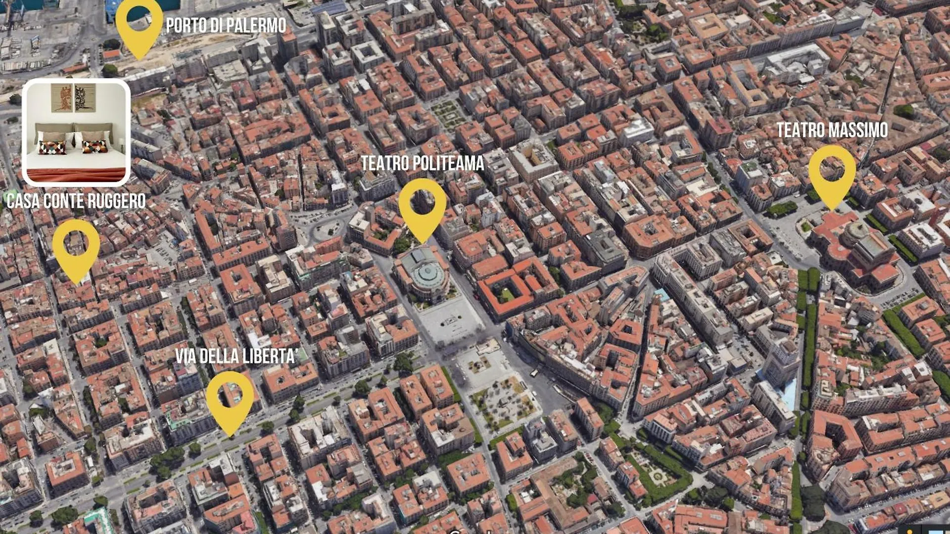 Casa Conte Ruggero Apartment Palermo 0*,  Italy